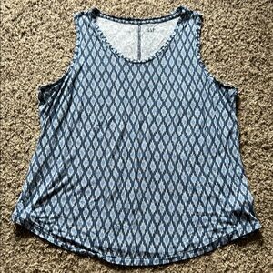 GAP Blue Patterned Women's Tank top